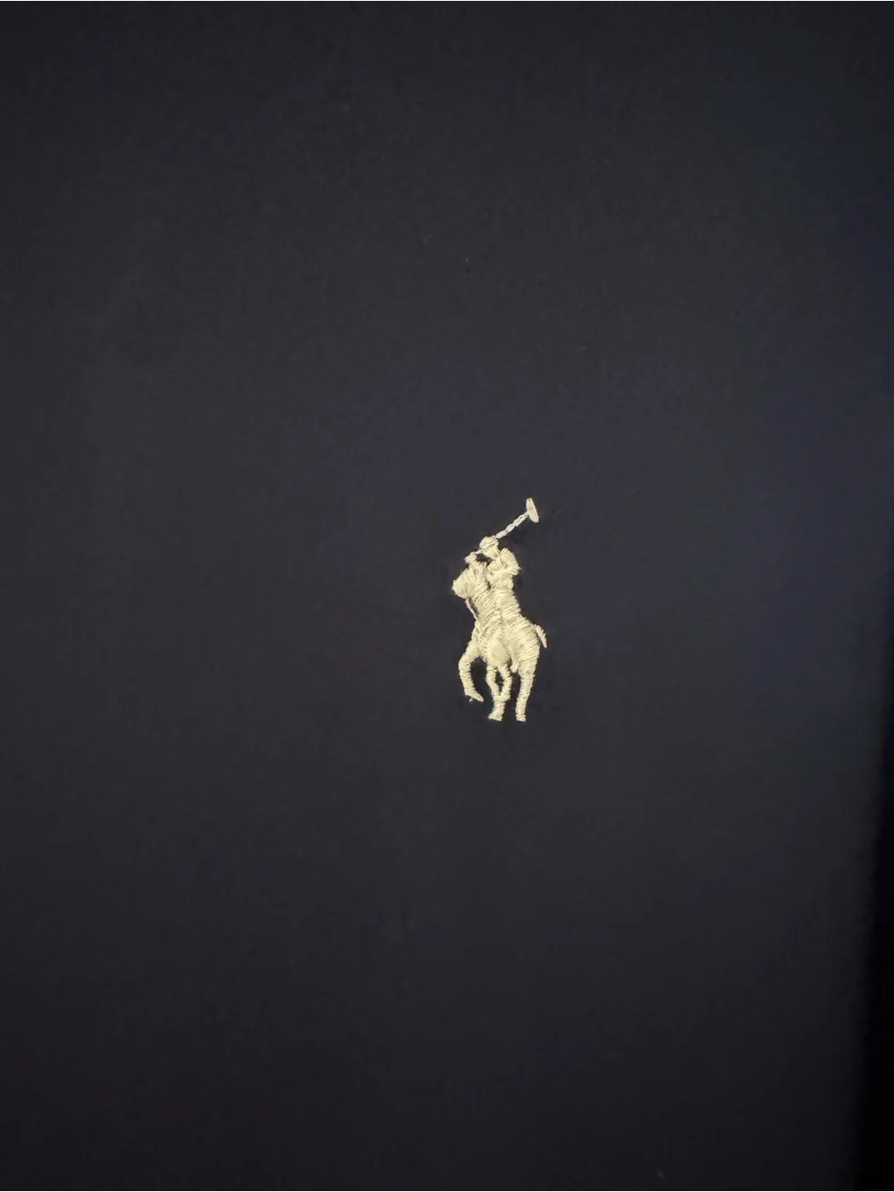 Ralph Lauren Classic Navy Polo with White Pony